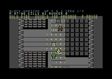 Black Horizon: Cinder Protocol native C64 screenshot 5