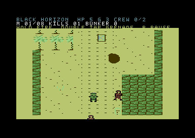 Black Horizon: Cinder Protocol native C64 screenshot 2
