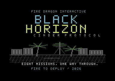 Black Horizon: Cinder Protocol native C64 screenshot 1