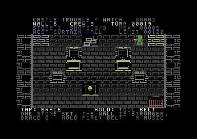 Castle Trouble native C64 screenshot 2