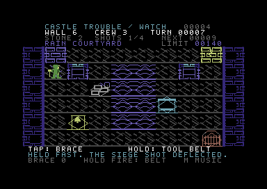 Castle Trouble native C64 screenshot 3