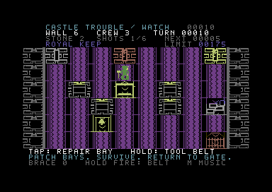 Castle Trouble native C64 screenshot 6