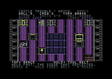 Castle Trouble native C64 screenshot 8