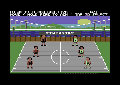 Junior Dodgeball Championships native C64 screenshot 3