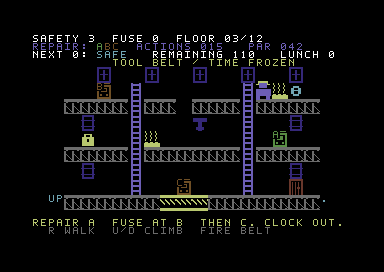 Night Shift native C64 screenshot 3