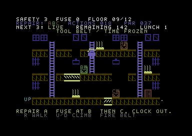 Night Shift native C64 screenshot 6