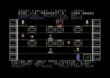 Short Circuit native C64 screenshot 2