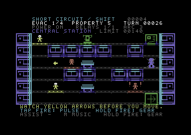 Short Circuit native C64 screenshot 3