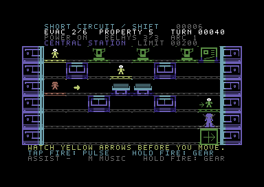 Short Circuit native C64 screenshot 4