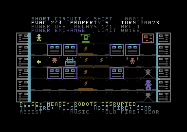 Short Circuit native C64 screenshot 7