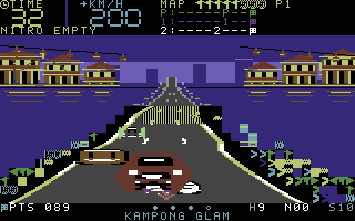 Singapore Street Racer: Neon Circuit native C64 screenshot 7