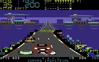 Singapore Street Racer: Neon Circuit native C64 screenshot 6