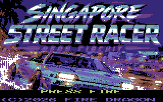 Singapore Street Racer: Neon Circuit native C64 screenshot 1