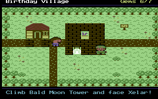 Super Sean 007: Legend of the Seven Gems native C64 screenshot 2