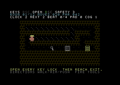 The Iron Maze native C64 screenshot 2