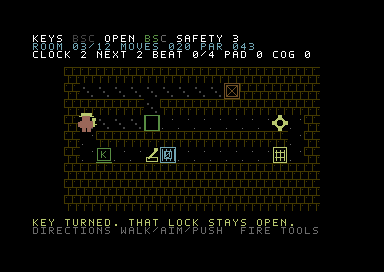 The Iron Maze native C64 screenshot 3