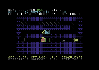 The Iron Maze native C64 screenshot 5