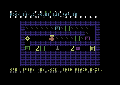 The Iron Maze native C64 screenshot 6