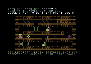 The Iron Maze native C64 screenshot 7