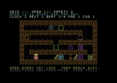 The Iron Maze native C64 screenshot 8