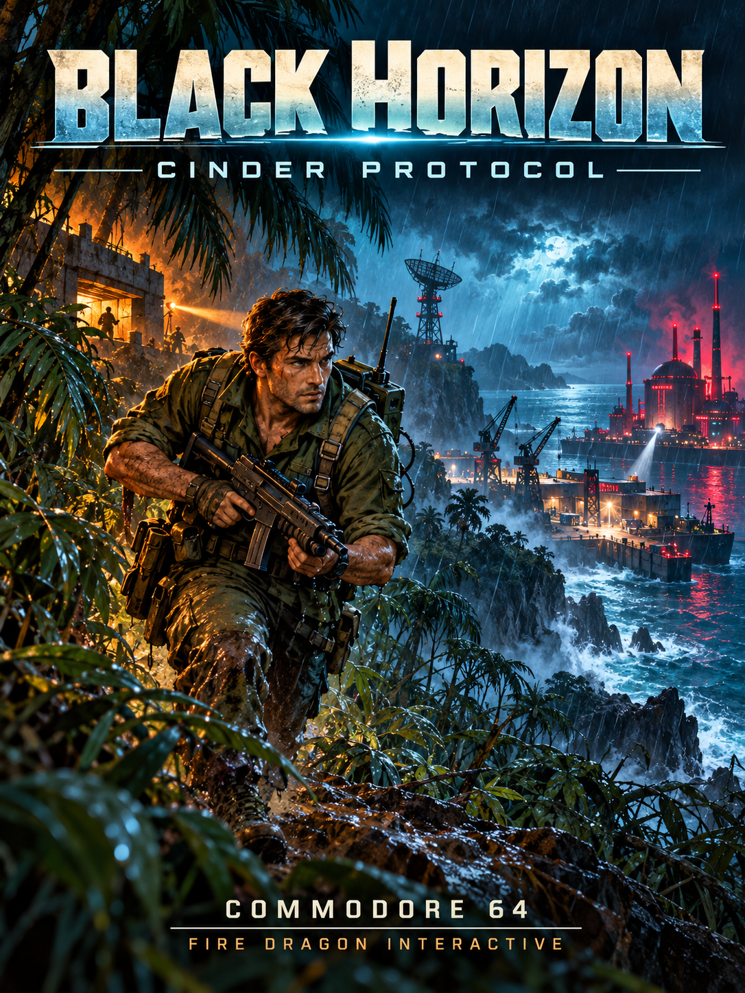 Black Horizon: Cinder Protocol C64 cover art