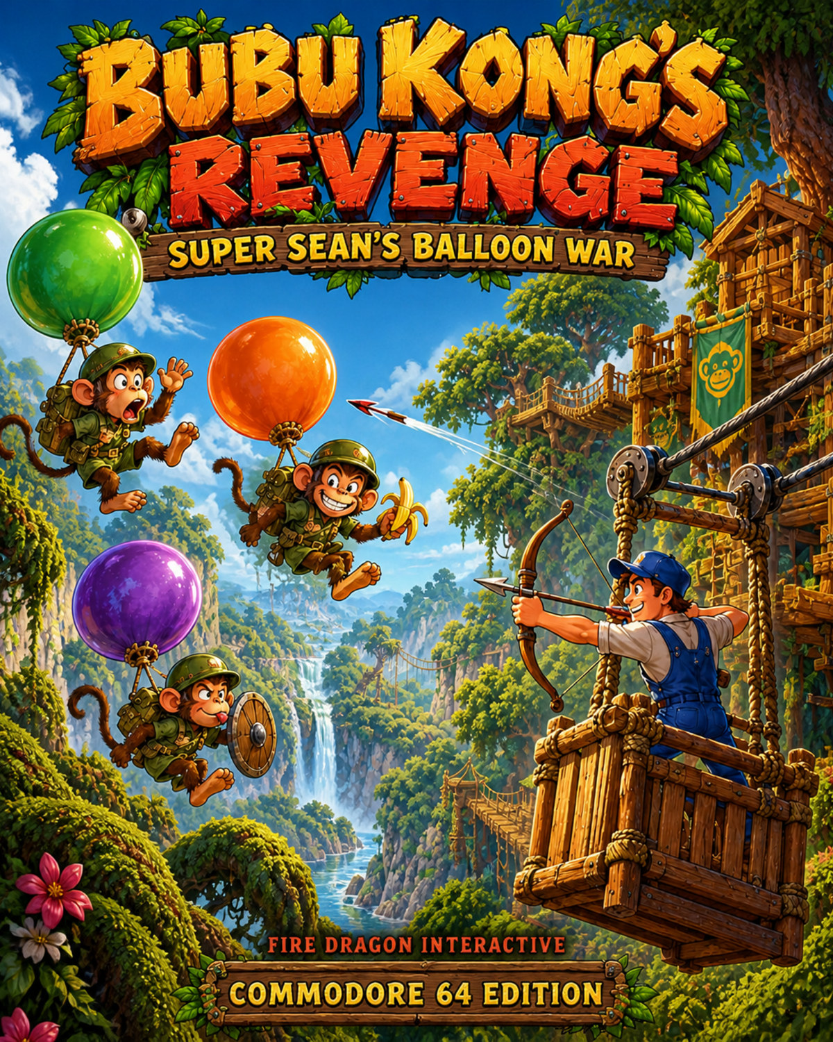 Bubu Kong’s Revenge C64 cover art