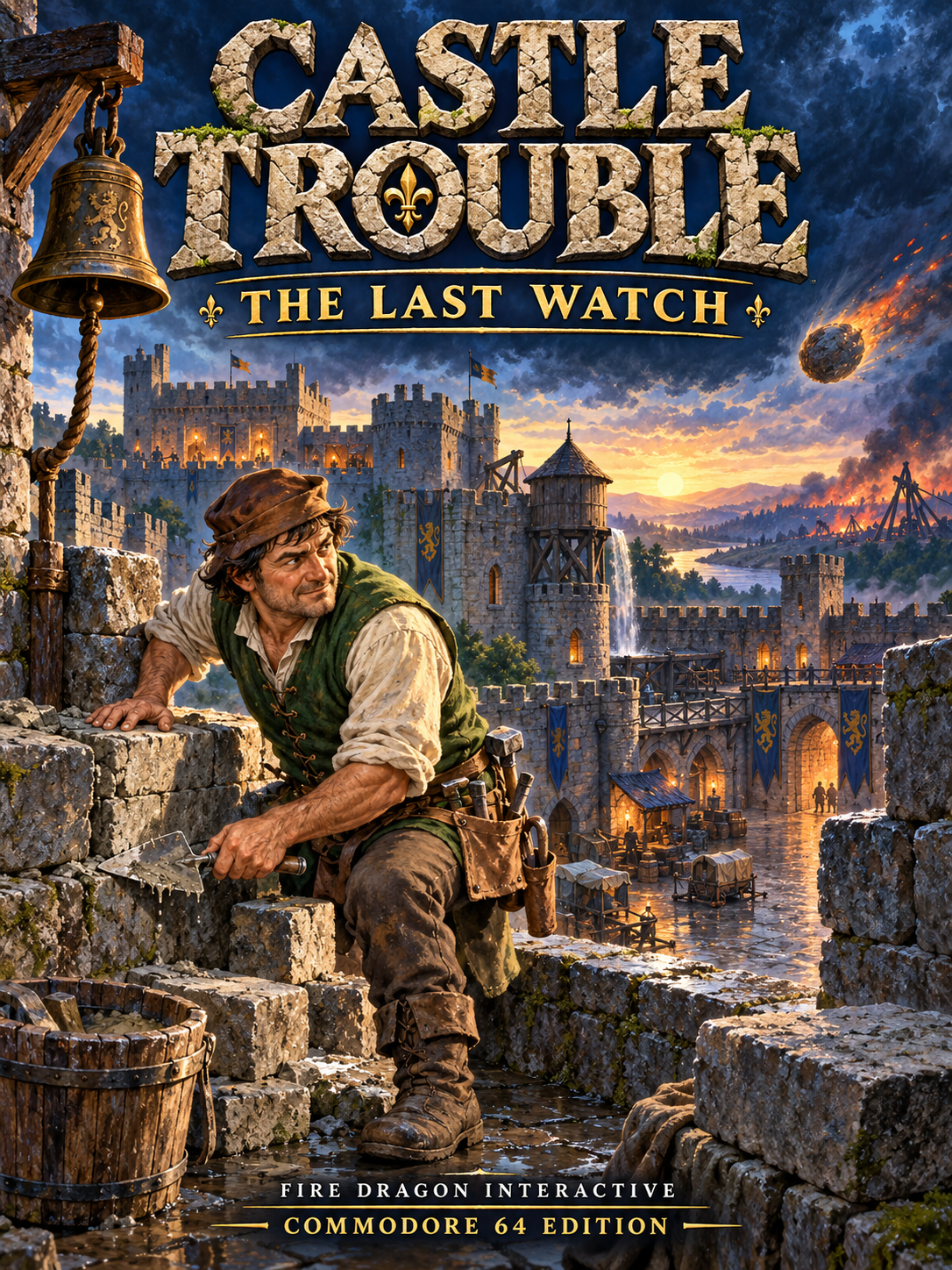 Castle Trouble C64 cover art