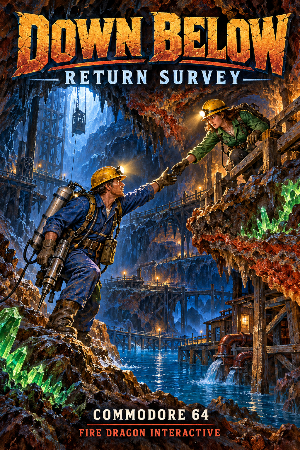Down Below C64 cover art